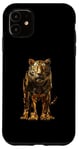 Coque pour iPhone 11 Tigre doré