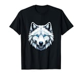 White Wolf With Blue Eyes Blue Eyed Wolf Costume White Wolfs T-Shirt