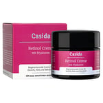 Casida - Crème au Rétinol avec Acide Hyaluronique - anti-rides hydratantes avec Rétinol - la qualité des pharmacies - 50ml