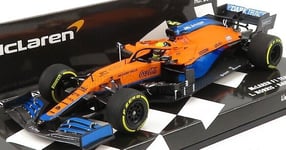 MINICHAMPS 1/43 LANDO NORRIS MCLAREN MCL35M #4 4TH BAHRAIN F1 GP GRAND PRIX 2021