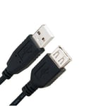 3m Long USB EXTENSION Cable Lead USB 2.0 A Male to Female Extention High Speed