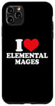iPhone 11 Pro Max I Heart Elemental Mages, I Love Elemental Mages Custom Case