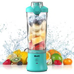 Mulli Portable Blender,USB Personal Mixer for Shakes and Smoothies,Mini Blender, 20 Oz with Travel Lid for Home/Kitchen/Gym