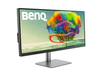 BenQ DesignVue PD3420Q - PD Series - LED-skärm - 34" - 3440 x 1440 UWQHD @ 60 Hz - IPS - 400 cd/m² - 1000:1 - DisplayHDR 400 - 5 ms - 2xHDMI, Display