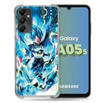 Cokitec Coque Renforcée pour Samsung Galaxy A05S Manga Dragon Ball Vegeta Bleu