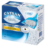 Catsan Active Fresh klumpbildande kattströ - Ekonomipack: 3 x 8 l