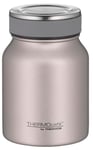 THERMOcafé by THERMOS TC Food Jar - Récipient isotherme à double paroi en acier inoxydable - 0,50 l - Anti-fuite - Passe au lave-vaisselle - Pour le bureau et les déplacements - Rose mat