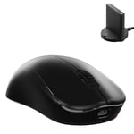 BenQ Zowie U2-DW 4K : Souris sans Fil pour Esports, ​conçue Selon la Science du Sport, récepteur 4K amélioré, 60 g, Design symétrique, sans Pilote, capteur 3950, taux d'interrogation 4K.