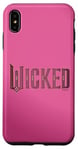 Coque pour iPhone XS Max Wicked Movie Logo Glinda Pink And Gold Wand