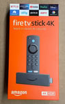 Amazon Fire Stick 4K Ultra HD  Alexa Voice Remote TV Media Player Firestick BNIB