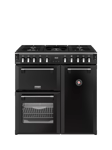 Stoves Richmond 90cm Dual Fuel Gas Hob Range Cooker, Black