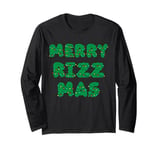 Merry Rizz Mas - Funny Gen Alpha Middle School Christmas Long Sleeve T-Shirt