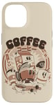 Coque pour iPhone 14 J'ai besoin de mon café amis mignon Tomodachi café boire