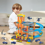 Kids Multistorey Racing Cars & Trucks Parking Lot Toy Building Garage PlaySet