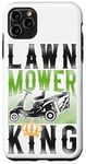 iPhone 11 Pro Max Lawn Mower Mowing Dad Father Landscaper Tractor Lawn Mower Case