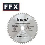 Trend CSB/25048 250mm 48T TCT Mitre Table Saw Blade DeWalt Makita Bosch