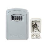 MASTER LOCK Key Safe Wall Mounted, Medium 85 x 119 x 36 mm, Cream, Outdoor, Mounting Kit, for Home Office Industries Vehicles