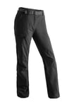 maier sports Functional Outdoor Lulaka Pantalon Court Extensible Fonctionnel pour Femme Noir Taille