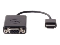 Dell - Video Adapter - 15 Pin D-Sub (Db-15) Hunn Til Hdmi Hann - Svart