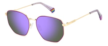 Lunettes de Soleil Polaroid PLD 6214/S/X GOLD/VIOLET 56/17/145 unisexe