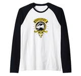 Harry Potter Hufflepuff Toon Raglan Baseball Tee