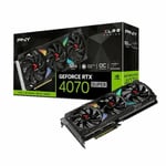 PNY Carte Graphique VCG4070S12TFXXPB1-O RTX 4070 Super 12 Go GDDR6X