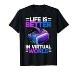 Virtual Reality Athlete Funny VR Gamer Console Headset T-Shirt