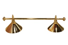 Luminaire lampe éclairage billard 133cm - 2 globes Gold