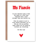 Greeting Card Love Poem My Everything Fiancée Romantic Poetry Valentine's Day