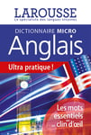 Larousse Micro Anglais - Le plus petit dictionnaire d'anglais (Poche)