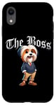 Coque pour iPhone XR The Boss Veste pour chien Terrier tibétain