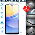 2 Pack Genuine TEMPERED GLASS Screen Protector for Samsung Galaxy A15 5G / A15