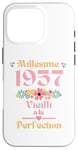 Coque pour iPhone 16 Pro 68 ans femme 1957 idée cadeau anniversaire drôle humour mam