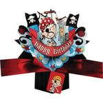 3D Pop Up Card Pirate Happy Birthday Childrens Boy Blank Greeting Cards Keepsake