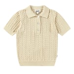 Molo Gretel Knitted Polo Shirt Brazilian Sand | Beige | 122/128 cm