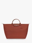 Longchamp Le Pliage Green Recycled Canvas Large Travel Bag