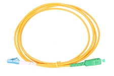 Extralink PATCHCORD SC/APC-LC/UPC SM G.652D SIMPLEX 15M InfiniBand och fiberoptisk kabel FTTH Gul