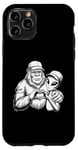 Coque pour iPhone 11 Pro Funny Cryptid Bigfoot Alien Love Valentine Monster Femme Homme