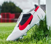 THE NIKE PREMIER III FG WHITE UNIVERSITY RED BLACK UK 11.5