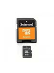 Intenso Micro SD Card w/ Adapter - 8GB