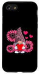 iPhone SE (2020) / 7 / 8 Cute Pink Gnome Sunflower Valentines Day Case