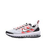 Nike Air Max Genome, Chaussure de Piste d'athlétisme, Gris, rouge, 38.5 EU