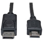 TrippLite by Eaton DisplayPort to HDMI Adapter Cable (M/M), 25 ft (7.6 m)