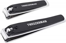 Tweezerman Stainless Steel Nail Clipper 2-Piece Set