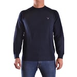 GANT Men's 8040521-433-M Cotton Pique C-Neck, Evening Blue, M