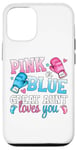 iPhone 13 Pro Pink Or Blue Great Aunt Loves You Boxing Gender Reveal Party Case