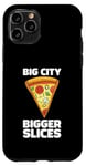 Coque pour iPhone 11 Pro Design amusant Love Pizza Big City Style