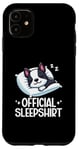 iPhone 11 Official Sleepshirt Boston Terrier Sleepyheads Napping Case