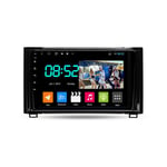 2 Din Car Navigation Android Stereo Bluetooth 9'' Touchscreen Wifi Car Info Plug And Play Full RCA SWC Support Carautoplay/GPS/DAB+/OBDII for Toyota Tundra XK50 2013-2020,Octa core,4G Wifi 4G+64G