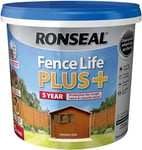 RONSEAL RSLFLPPMO5L 5 Litre Fence Life Plus Paint - Medium Oak